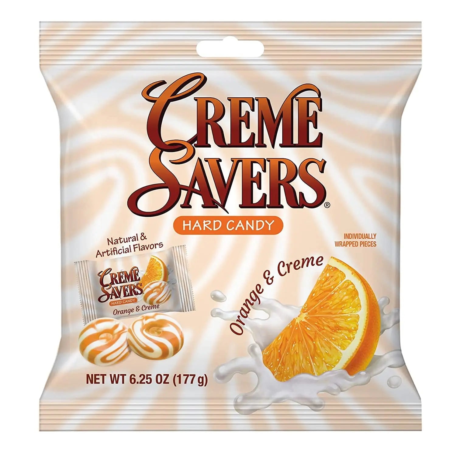 PEG CREME SAVERS ORANGE & CREME 6/6.25OZ