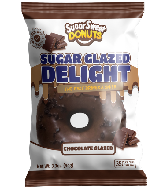 SUGAR SWEET DONUT CHOCOLATE 8CT