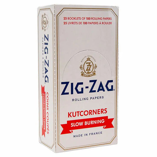 ZIG ZAG RLN PAPER KUTCORNERS WHITE