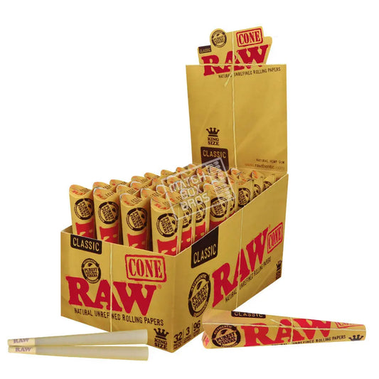 RAW CONES KING SIZE 32-3PK