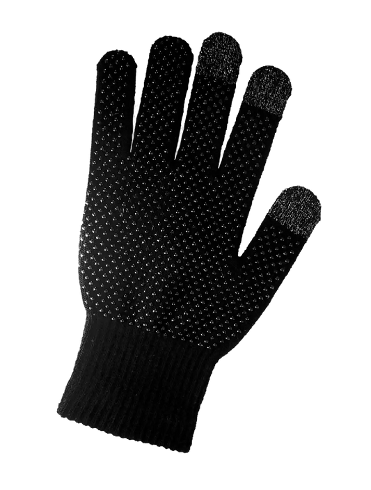 GLOVES BLACK/BLACK DOT WINTER 12 CT
