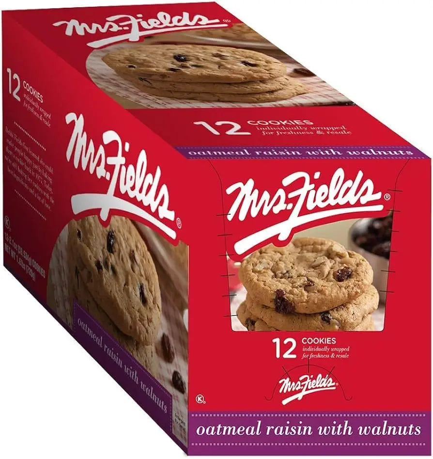 MRS FIELDS OATMEAL RAISIN 12CT