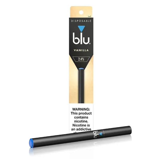 BLU E-CIGARETTE DISPOSABLE VIVID VANILLA 5 PK