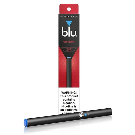 BLU E-CIGARETTE DISPOSABLE CHERRY 5 PK