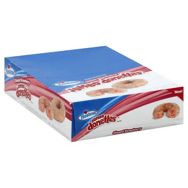 HOSTESS JUMBO STRAWB DONUTS 6CT