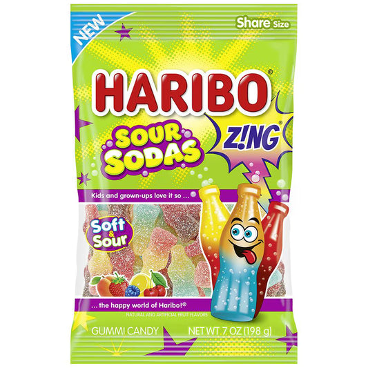 PEG HARIBO SOUR SODAS 5 OZ
