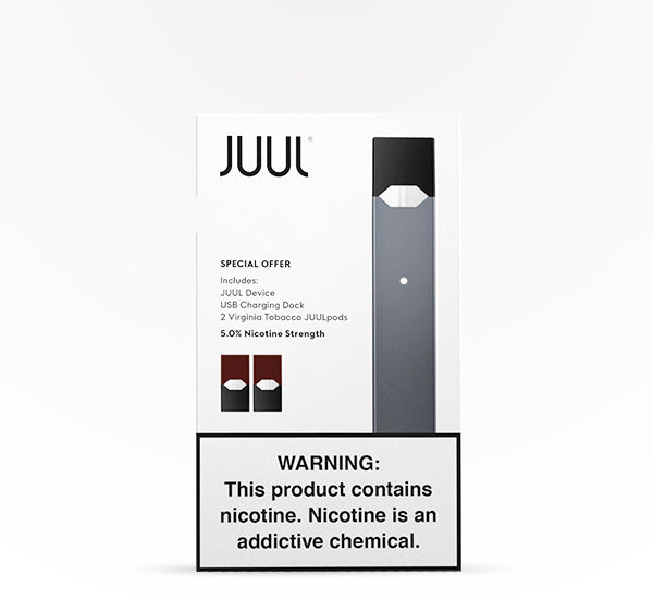 JUUL DEVICE KIT PP $8.99 WITH VIRGINIA POD 4CT