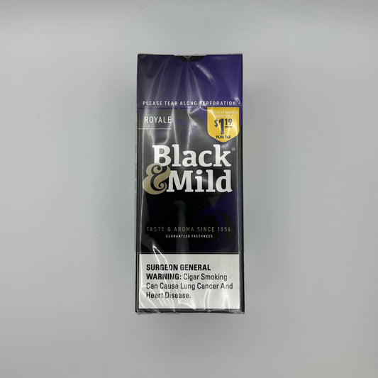 BLACK & MILD PP ROYAL PT 25CT $1.19  