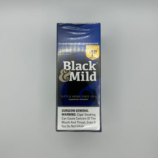 BLACK & MILD PP $1.39 CASINO 25CT $1.39  
