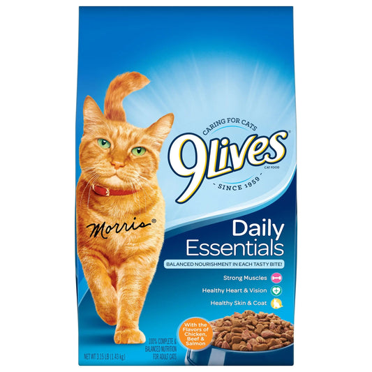 9 LIVES PLUSCARE CHICK SALMON 4/3.15LBS