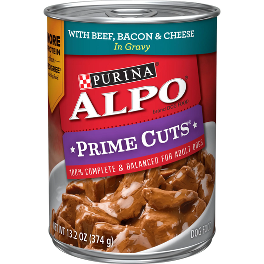 ALPO DOG FOOD BEEF BAC CHEESE 13.2 OZ
