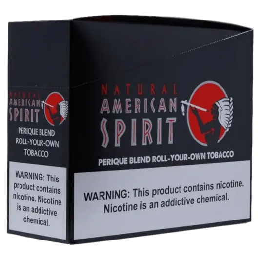 AMERICAN SPIRIT POUCH PERIQUE (BLACK) 6CT