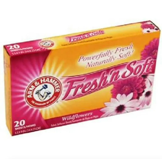ARM & H DRYER SHEETS WILD FLOWER 6/20CT