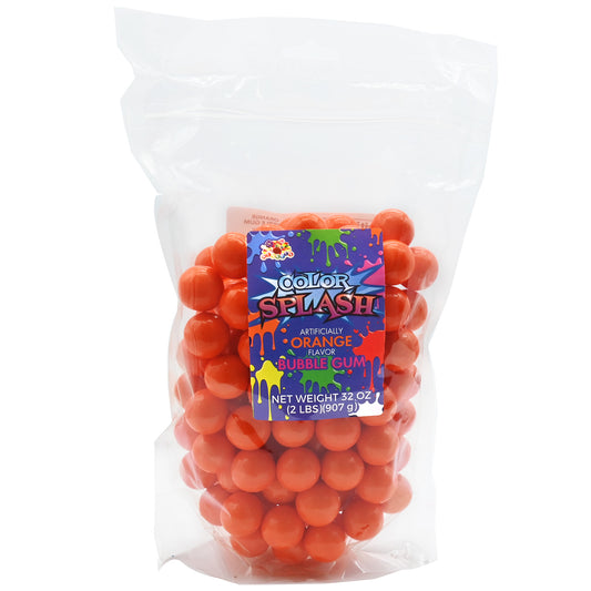 COLOR SPLASH GUMBALLS ORANGE