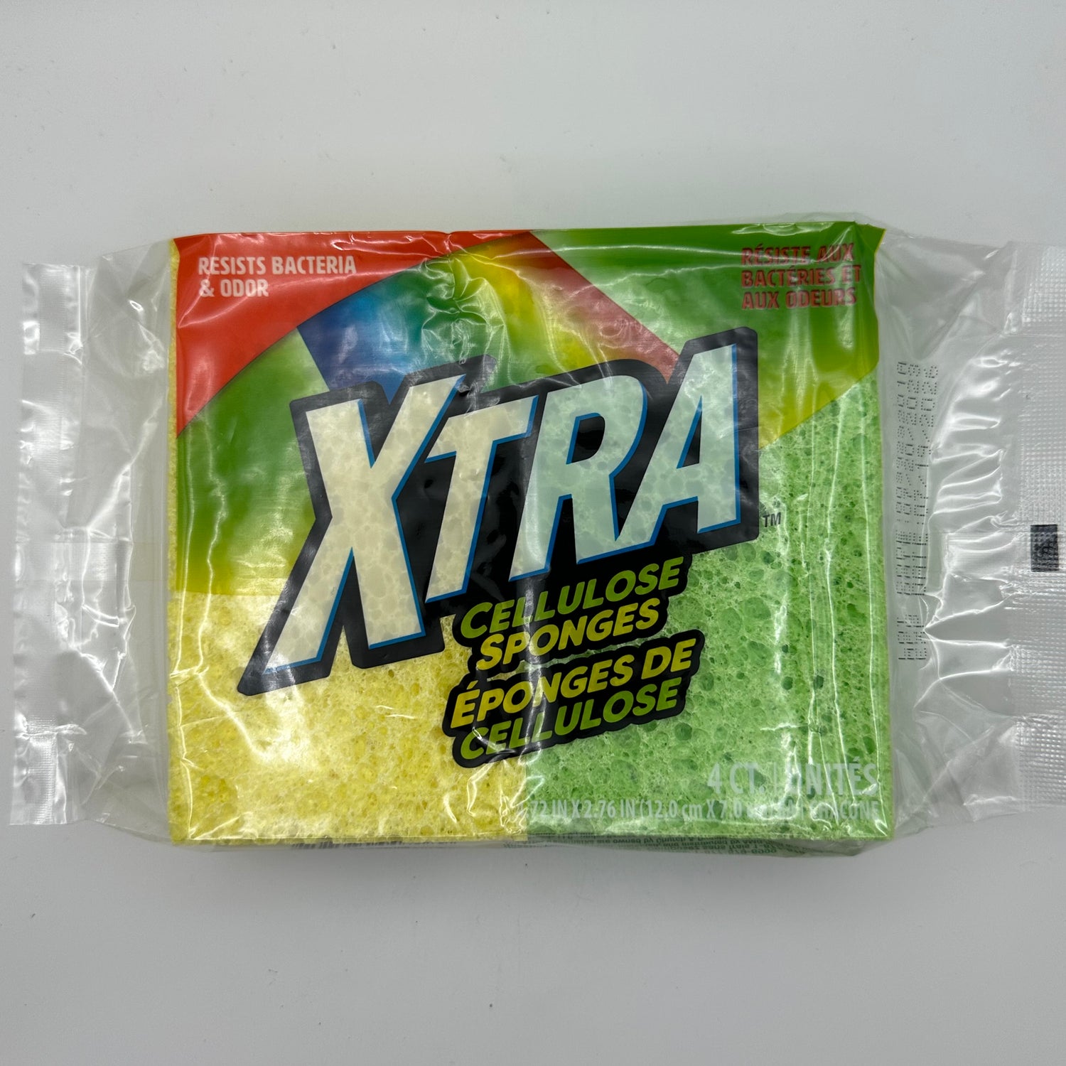 XTRA Scrubbing Sponges Cellulose Green 6/4CT - Chase Cash & Carry