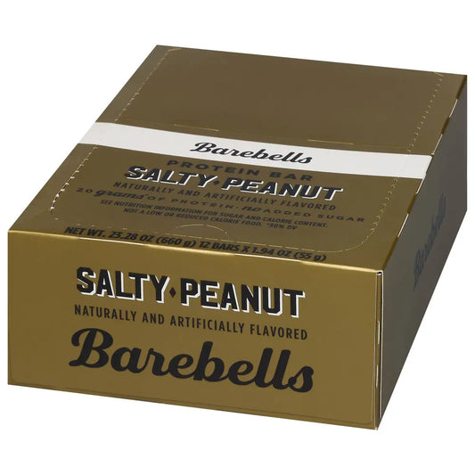 BAREBELLS PROTEIN SALTY PEANUT 12CT