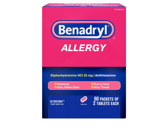 BENADRYL ALLERGY BOX 25/2 PK