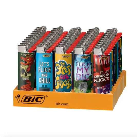 BIC LIGHTERS FLICK MY BIC 50CT