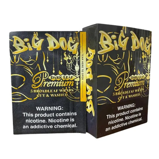 BIG DOG BROADLEAF WRAPS DARK LEAF 8CT