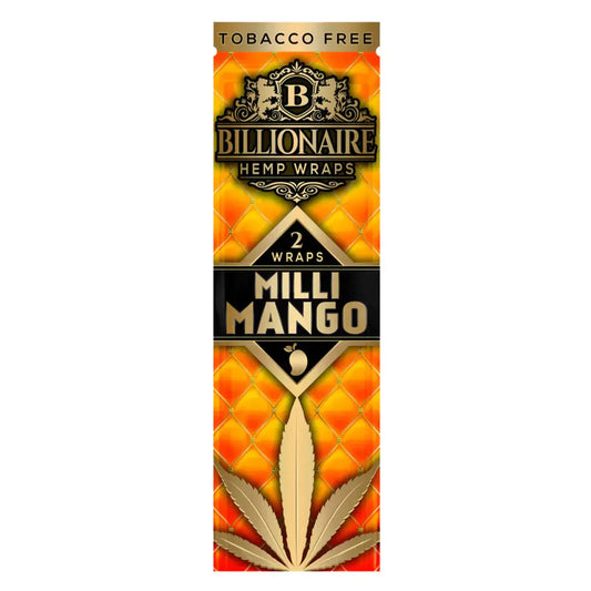 BILLIONAIRE HEMP WRAPS MILLI MANGO 25/2PKS