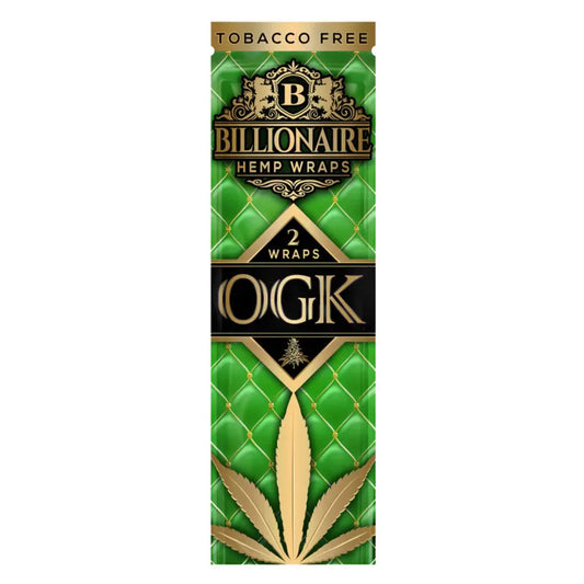 BILLIONAIRE HEMP WRAPS OKG 25/2PKS