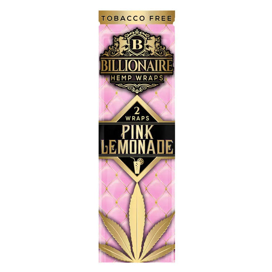 BILLIONAIRE HEMP WRAPS PINK LEMONADE 25/2PKS