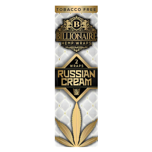 BILLIONAIRE HEMP WRAPS RUSSIAN CREAM 25/2PKS