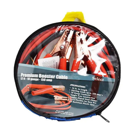 BOOSTER CABLE PREMIUM 250AMP 12FT 1CT