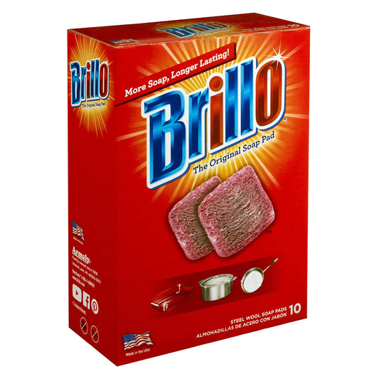 BRILLO STEEL WOOL 6CT