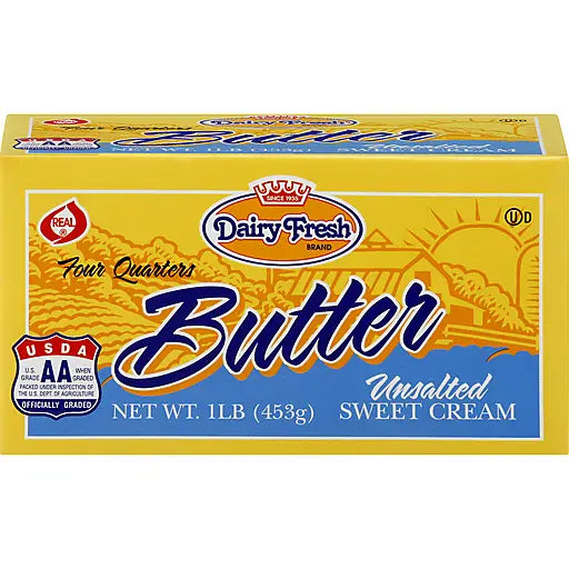 BUTTER UNSALTED 1LB
