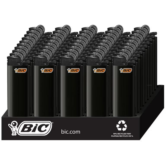 BIC LIGHTERS W/BLACK HOOD 50 CT