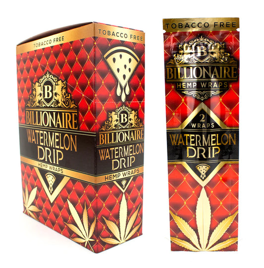 BILLIONAIRE HEMP WRAPS WATERMELON 25/2PKS
