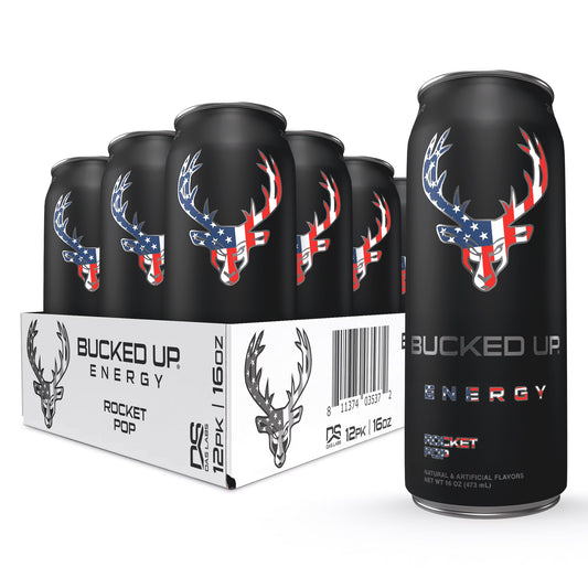BUCKED UP ENERGY 12/16 OZ