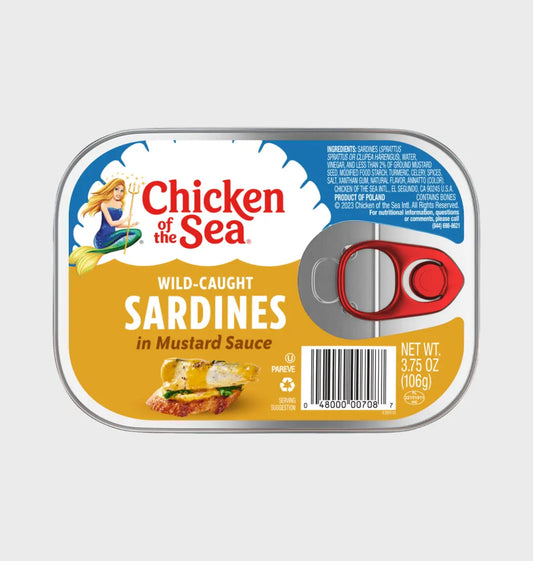 C.O.S SARDINES IN MUSTARD 9/4.2OZ
