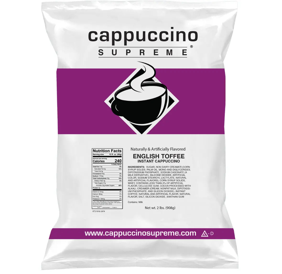 CAPPUCCINO ENGLISH TOFFEE