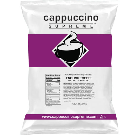 CAPPUCCINO ENGLISH TOFFEE