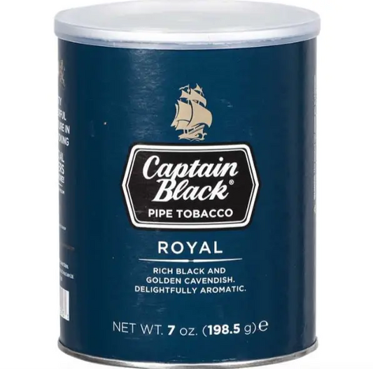 CAPTAIN BLK CAN ROYAL 7OZ