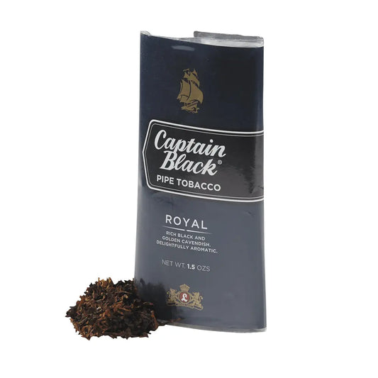 CAPTAIN BLK POUCH ROYAL 6CT