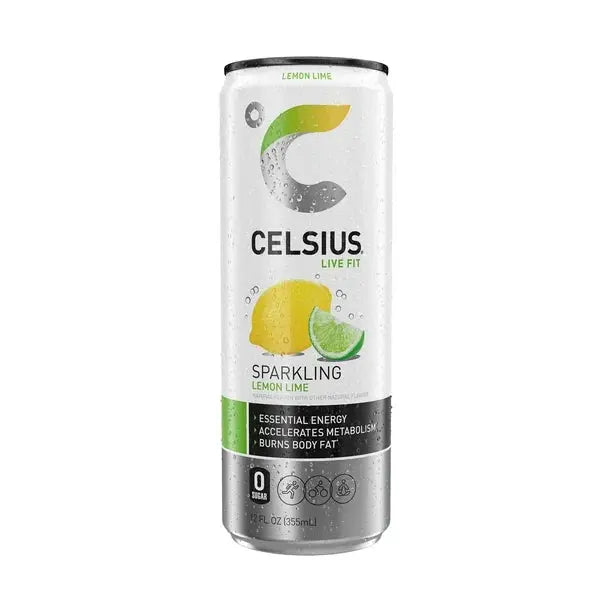 CELSIUS Lemon Lime 12/12 OZ