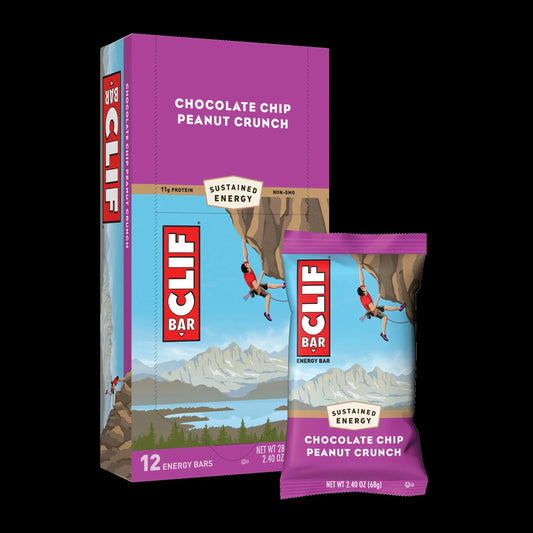 CLIFF BAR CHOC CHIP PEANUT CRUNCH 12CT