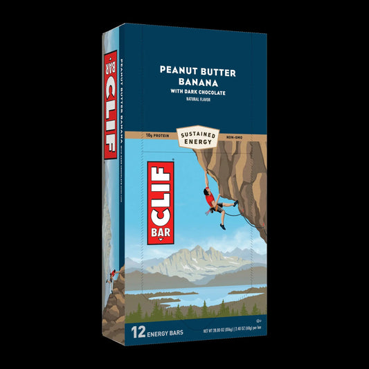 CLIFF BAR PB BANANA DARK CHOC 12CT
