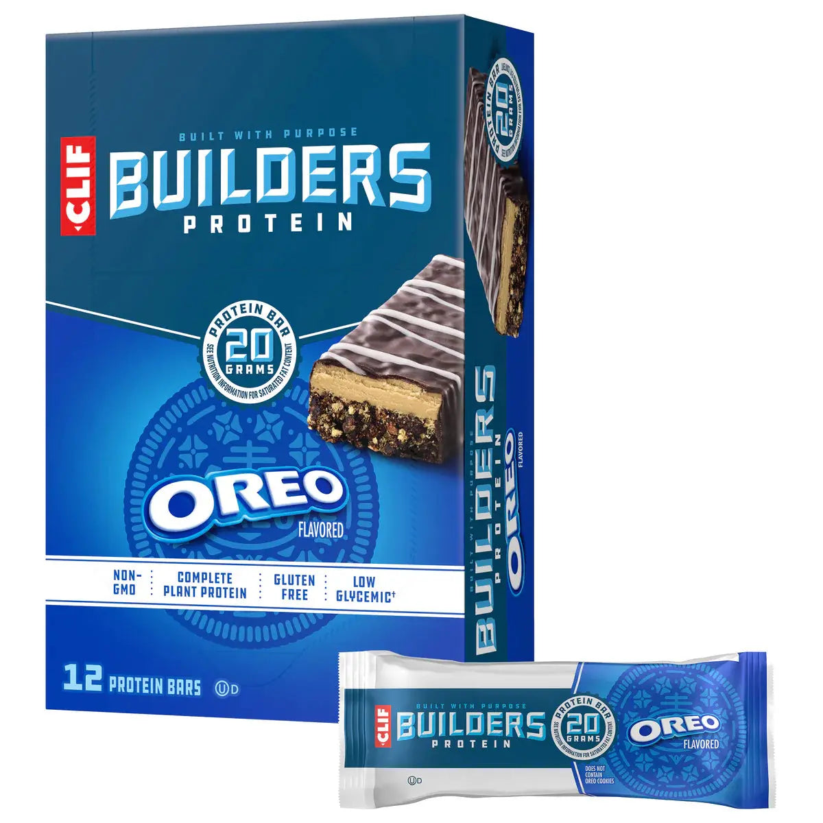 CLIFF BUILDERS PROTEIN BAR OREO 12CT