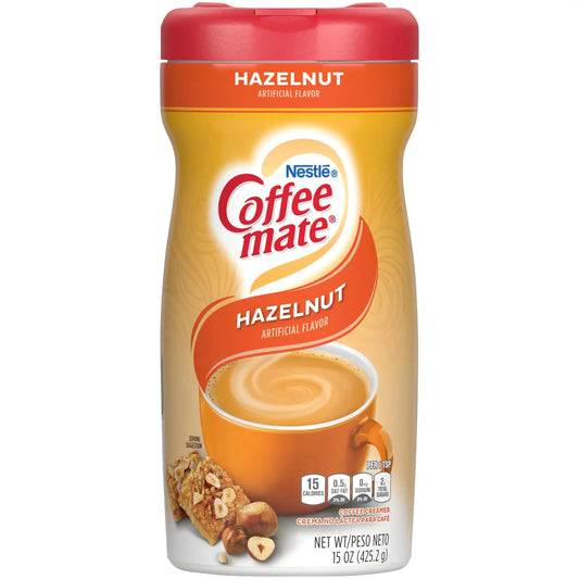 COFFEE MATE HAZELNUT CREAMER 15 OZ