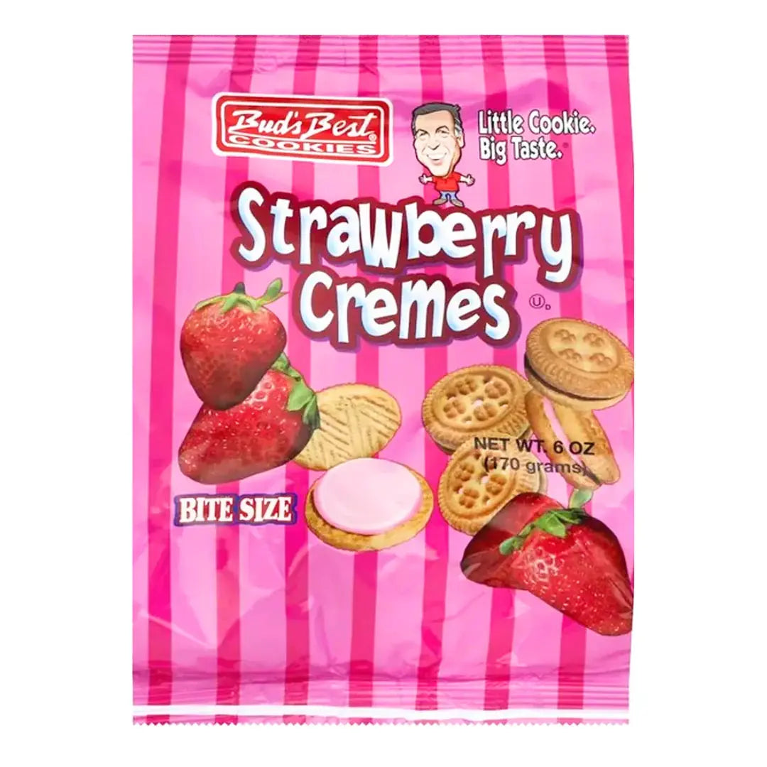 COOKIES (BUD'S BEST) STRAWBRRY CRÈME 6CT - Chase Cash & Carry