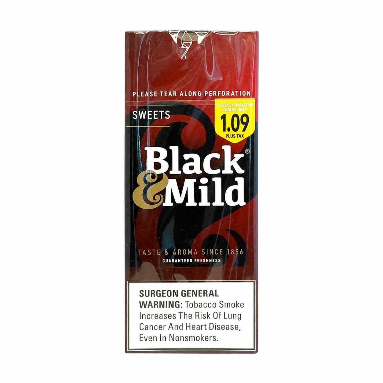 BLACK & MILD PP $1.09 SWEET 25CT