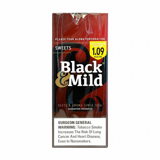 BLACK & MILD PP $1.09 SWEET 25CT