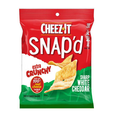 CHEEZE IT SNAP'D WHITE CHEDDAR 6/2.2OZ