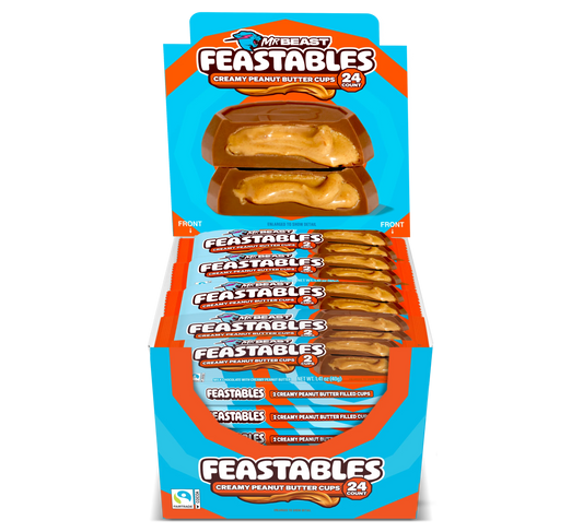MR BEAST FEASTABLES PB CUP 24CT