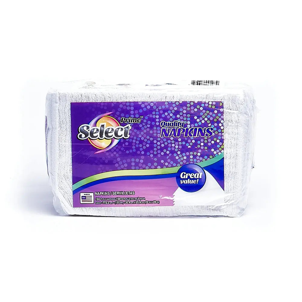 SELECT/ELEGANT/DAISY DINNER NAPKINS 150CT