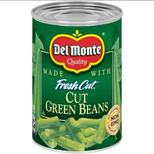 DEL MONTE CUT GRN BEANS 6/14.5 OZ